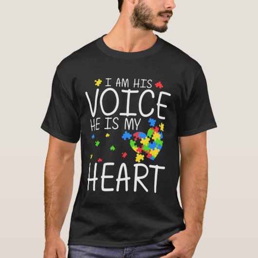 Autismus-Mutter-Bewusstsein Autismus-Puzzleteile T-Shirt (Vorderseite)