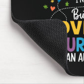 Autismus-Mutter-Bewusstsein Autismus-Reise-Reisefü Mousepad (Ecke)