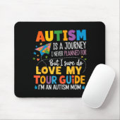 Autismus-Mutter-Bewusstsein Autismus-Reise-Reisefü Mousepad (Mit Mouse)
