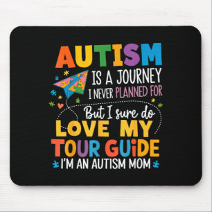 Autismus-Mutter-Bewusstsein Autismus-Reise-Reisefü Mousepad