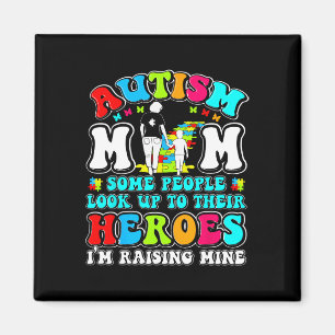 Autismus-Mutter erzieht Helden Mutter-Sohn-Autismu Magnet