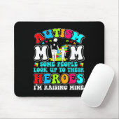 Autismus-Mutter erzieht Helden Mutter-Sohn-Autismu Mousepad (Mit Mouse)