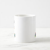 Autismus Mutter Kind chaotisch Knochen Bewusstsein Kaffeetasse (Mittel)