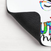 Autismus Mutter Kind chaotisch Knochen Bewusstsein Mousepad (Ecke)
