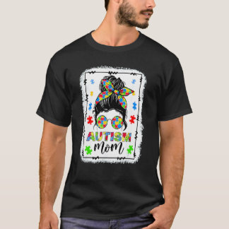 Autismus-Mutter-Leben Autismus-Bewusstseinsmonat M T-Shirt