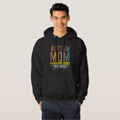 Autismus-Mutter-Leben-Bewusstsein-Leopard Muttert Hoodie (Vorne ganz)