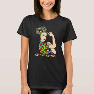 Autismus-Mutter-Leben Starke Mädchen Muttertag Aut T-Shirt