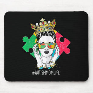 Autismus Mutter Mama Puzzle Autistic Heart Ribbon  Mousepad