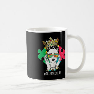 Autismus Mutter Mama Puzzle Autistisches Herz Band Kaffeetasse