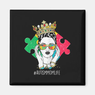 Autismus Mutter Mama Puzzle Autistisches Herz Band Magnet