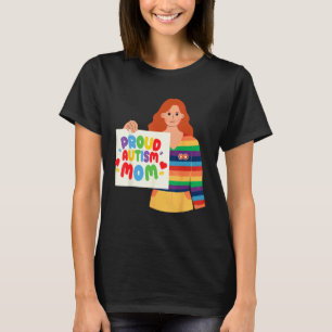 Autismus-Mutter-Shirt Bewusstsein Accessoires Frau T-Shirt