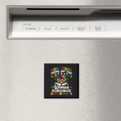 Autismus-Mütter stärkste Frauen Puzzle Herz Bunt Magnet (In Situ (Geschirrspüler))