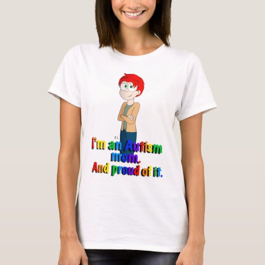 Autismus-Mutter T-Shirt (Vorderseite)