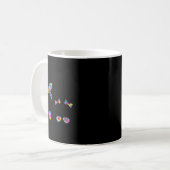 Autismus-Mutter und Tochter unordentlicher Dutt So Kaffeetasse (Vorderseite Links)