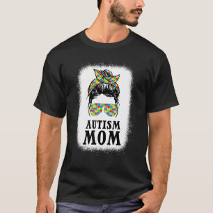 Autismus-Mutter Unordentlicher Knoten Autismus-Bew T-Shirt