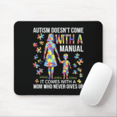 Autismus-Mutter-Unterstützung für starke Mütter Mousepad (Mit Mouse)