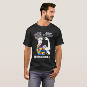 Autismus-Mutter Unzerbrechlich Autismus-Bewussts T-Shirt (Vorne ganz)