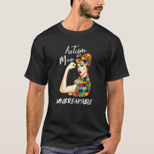 Autismus-Mutter Unzerbrechlich Autismus-Bewusstse T-Shirt