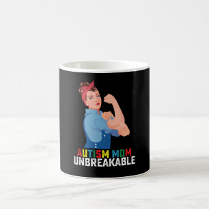 Autismus-Mutter Unzerbrechlich Stolz Autistische F Kaffeetasse