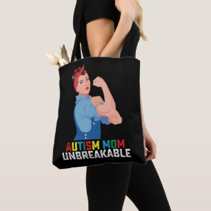 Autismus-Mutter Unzerbrechlich Stolz Autistische F Tasche