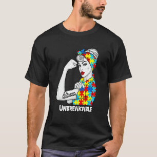 Autismus-Mutter Unzerbrechliches T-Shirt Autismus-