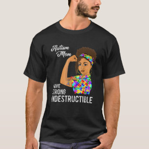 Autismus-Mutter Unzerstörbar Autistisches Puzzle-B T-Shirt