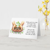 Autismus Muttertagskarte Neurodivergent Autistisch Karte (Gelbe Blume)