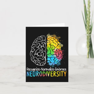 Autismus Neurovielfalt Spektrumanalyse Adhd Rainbo Karte
