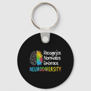 Autismus Neurovielfalt Spektrumanalyse Adhd Rainbo Schlüsselanhänger