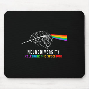 Autismus Neurovielfalt SpektrumGehirn Asd Adhd Rai Mousepad