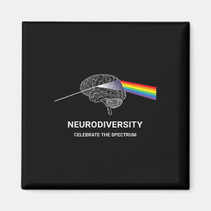 Autismus Neurovielfalt Spektrumslasen Adhorn Regen Magnet