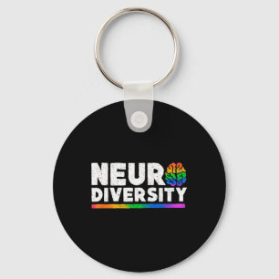 Autismus Neurovielfalt und Bewusstsein für psychis Schlüsselanhänger