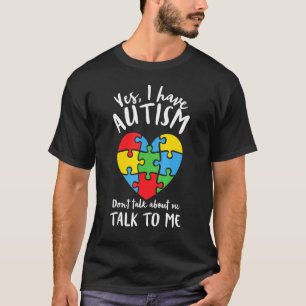 Autismus nicht darüber sprechen T-Shirt