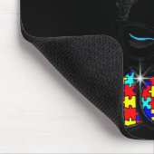 Autismus Niedlich Puzzle Messy Bun Mama Bewusstsei Mousepad (Ecke)