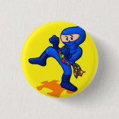 Autismus Ninja Button (Vorderseite)