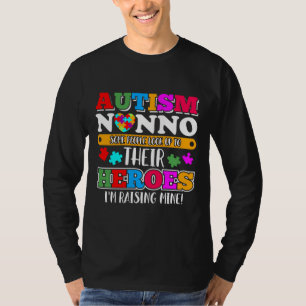 Autismus Nonno Menschen suchen ihre Helden Autismu T-Shirt