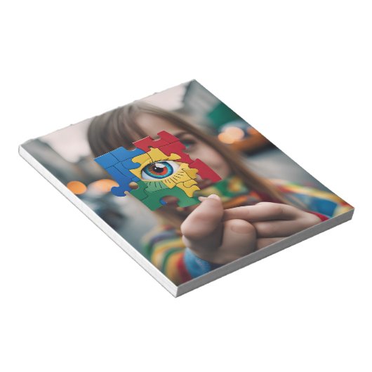 Autismus Notepad Notizblock (angewinkelt)