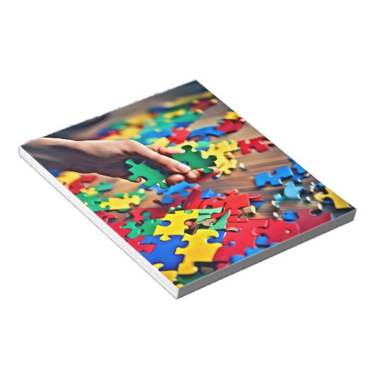 Autismus Notepad Notizblock (angewinkelt)