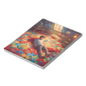 Autismus Notepad Notizblock (Rotiert)