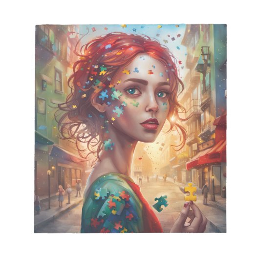 Autismus Notepad Notizblock (Vorderseite)