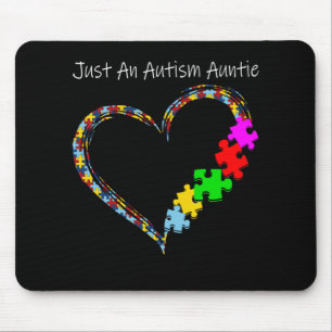 Autismus  Nur ein Autismus Tante Mousepad