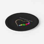 Autismus| Nur ein Autismus Tante Pappteller (Schrägansicht)