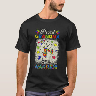 Autismus Oma der Unterstützung des Kriegers für Au T-Shirt