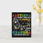 Autismus Oma Doesnot kommt mit einem manuellen Aut Karte (Gelbe Blume)