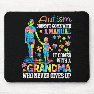 Autismus-Oma kommt ohne Handbuch aufgibt Mousepad
