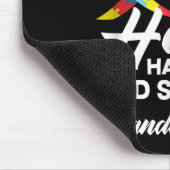 Autismus Oma _ Opa Autistische Großtochter Au Mousepad (Ecke)