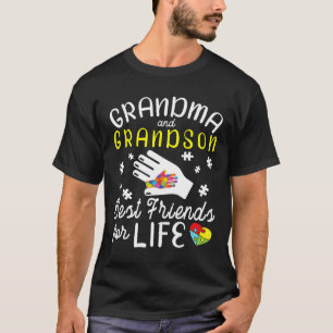 Autismus-Oma Und Autismus Enkel Beste Freunde Für T-Shirt