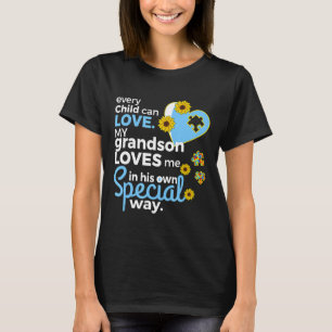 Autismus Opa Oma jedes Kind kann Liebe T-Shirt