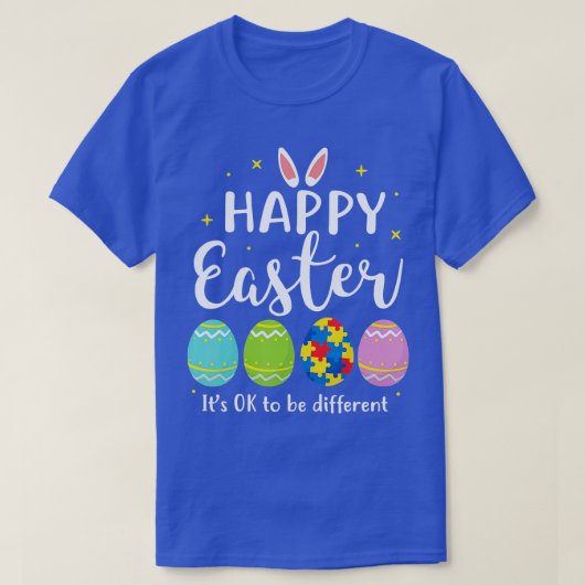 Autismus Ostereier Bunny Puzzle Bewusstsein Kinder T-Shirt (Design vorne)