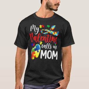Autismus-Paar Valentinstag Mein Schatz ruft T-Shirt